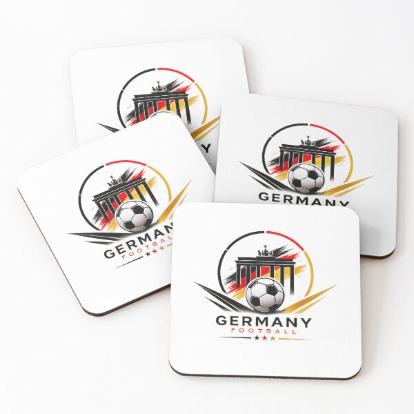 Item preview, Germany Football Color Punch Ultra Modern Minimal Soccer Design designed and sold by TKOprintdesigns.