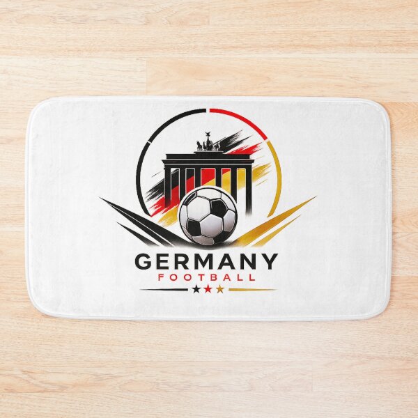 Item preview, Germany Football Color Punch Ultra Modern Minimal Soccer Design designed and sold by TKOprintdesigns.