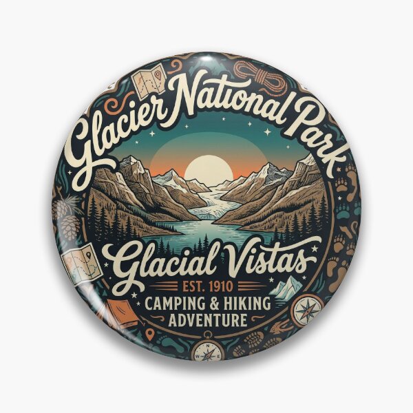 Item preview, Glacier National Park. Glacial Vistas designed and sold by Birdie and Flynn.