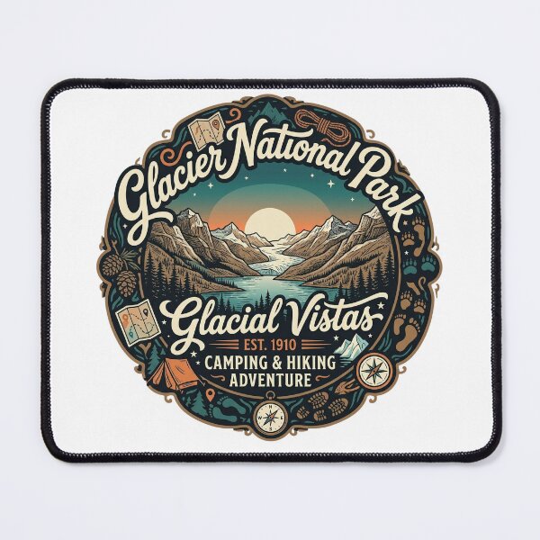 Item preview, Glacier National Park. Glacial Vistas designed and sold by Birdie and Flynn.