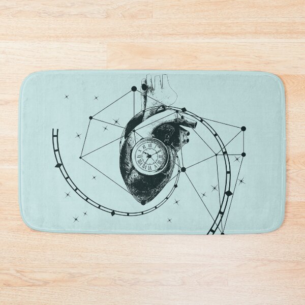 Item preview, Anatomical heart with surreal clock designed and sold by danielrospad.
