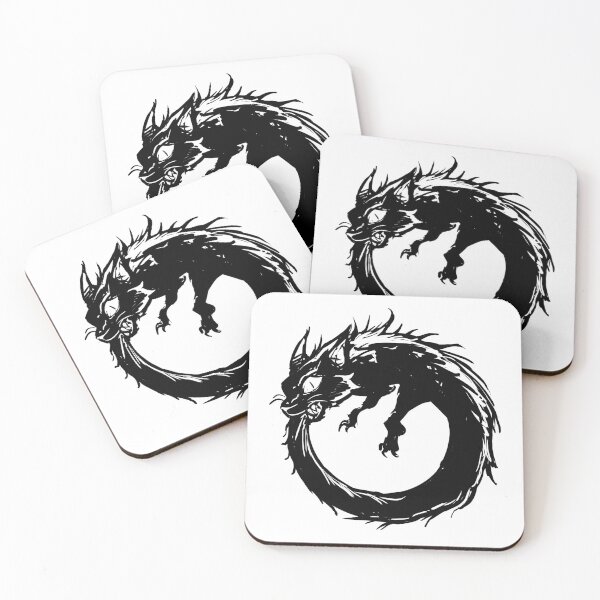 Artikelvorschau, Ouroboros-Katze entworfen und verkauft von riscarquia's shop of wonders.