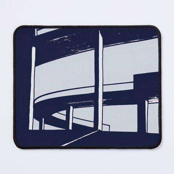 Item preview, Brutalism - Blue Abstract Art designed and sold by shadow-bloom.