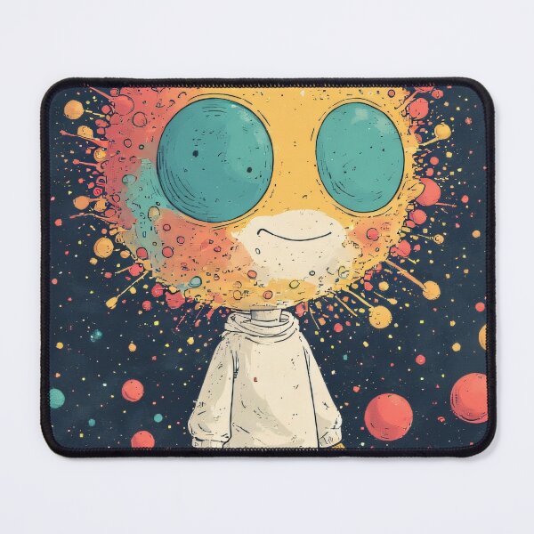 Item preview, A colorful alien in space on a distant planet designed and sold by Mianku | Für das Leben.