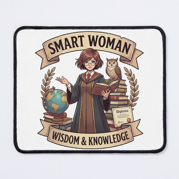 Item preview, Intelligent Woman Wisdom and Knowledge Retro Anime designed and sold by JonelleTshirts.