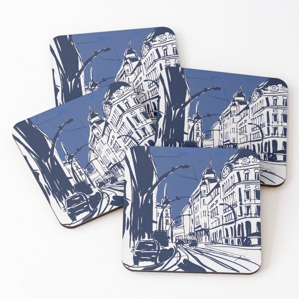 Item preview, Bucharest, Romania - Blue Abstract Art designed and sold by shadow-bloom.