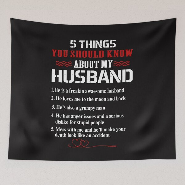 Item preview, 5 things you should know about my Husband gifts designed and sold by Kevinbank2020.