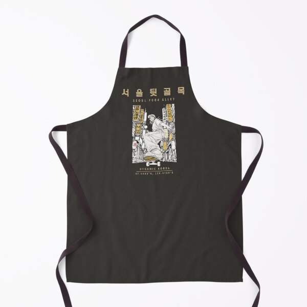 Item preview, Seoul Food Alley – Korean Urban Street Art Design | Dynamic Korea Hangul Retro City Graphic designed and sold by Namidesignkr.