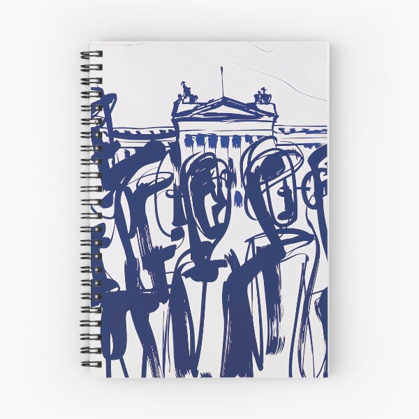 Item preview, Buckingham Palace, UK - Blue Abstract Art designed and sold by shadow-bloom.