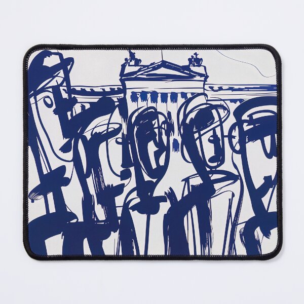 Item preview, Buckingham Palace, UK - Blue Abstract Art designed and sold by shadow-bloom.