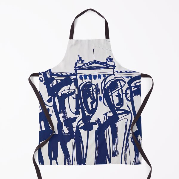 Item preview, Buckingham Palace, UK - Blue Abstract Art designed and sold by shadow-bloom.