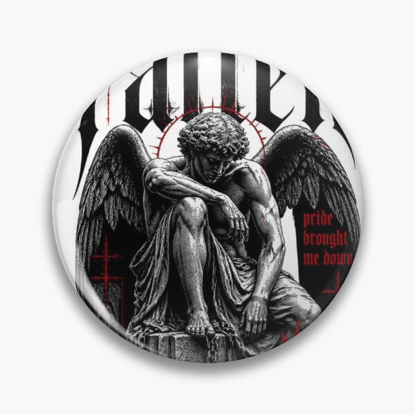 Item preview, Fallen Angel Disgrace Dark Gothic Streetwear Tee designed and sold by DarkDroppp.