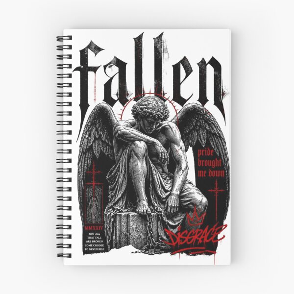 Item preview, Fallen Angel Disgrace Dark Gothic Streetwear Tee designed and sold by DarkDroppp.