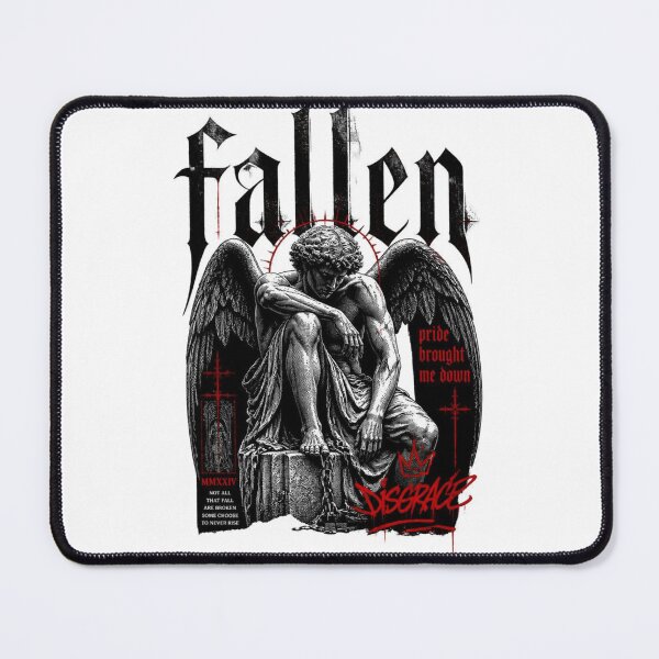 Item preview, Fallen Angel Disgrace Dark Gothic Streetwear Tee designed and sold by DarkDroppp.