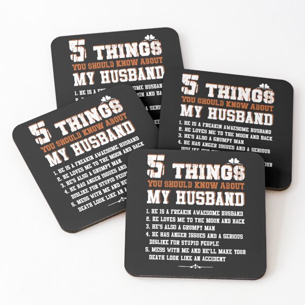Item preview, 5 things you should know about my Husband T-shirt husb Gifts designed and sold by Kevinbank2020.