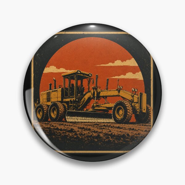 Item preview, Motor Grader Operator Vintage Road Construction Design designed and sold by kakmi-art.
