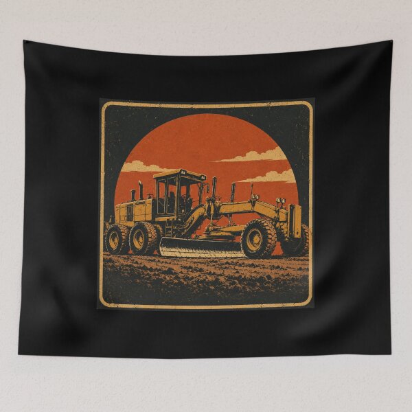 Item preview, Motor Grader Operator Vintage Road Construction Design designed and sold by kakmi-art.