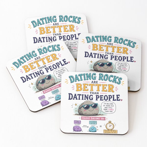 Item preview, Dating Rocks are Better than Dating People (Geology Pun) designed and sold by alexa----h.