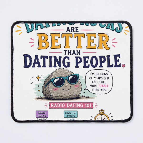 Item preview, Dating Rocks are Better than Dating People (Geology Pun) designed and sold by alexa----h.