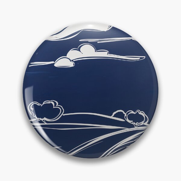 Item preview, Buckinghamshire - Blue Abstract Art designed and sold by shadow-bloom.