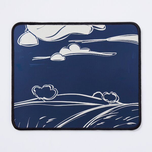 Item preview, Buckinghamshire - Blue Abstract Art designed and sold by shadow-bloom.