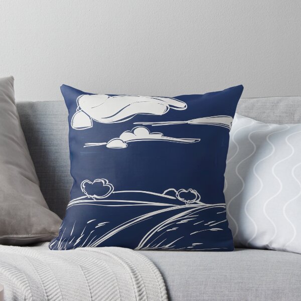 Item preview, Buckinghamshire - Blue Abstract Art designed and sold by shadow-bloom.