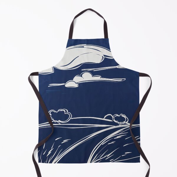 Item preview, Buckinghamshire - Blue Abstract Art designed and sold by shadow-bloom.