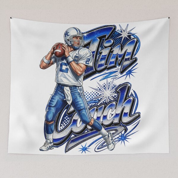 Item preview, Lexington Gridiron Legend No. 2 – Retro Y2K Airbrush Football Art designed and sold by Thogan0416.