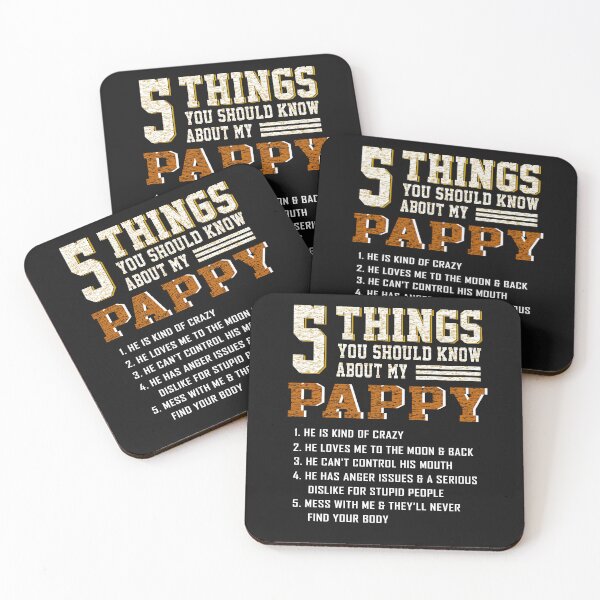Item preview, 5 Things You Should Know About My Pappy Father's Day Funny T-Shirt designed and sold by Kevinbank2020.
