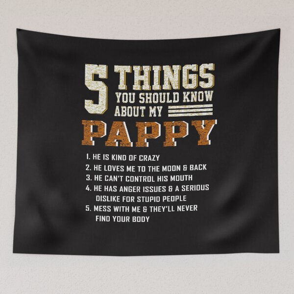 Item preview, 5 Things You Should Know About My Pappy Father's Day Funny T-Shirt designed and sold by Kevinbank2020.