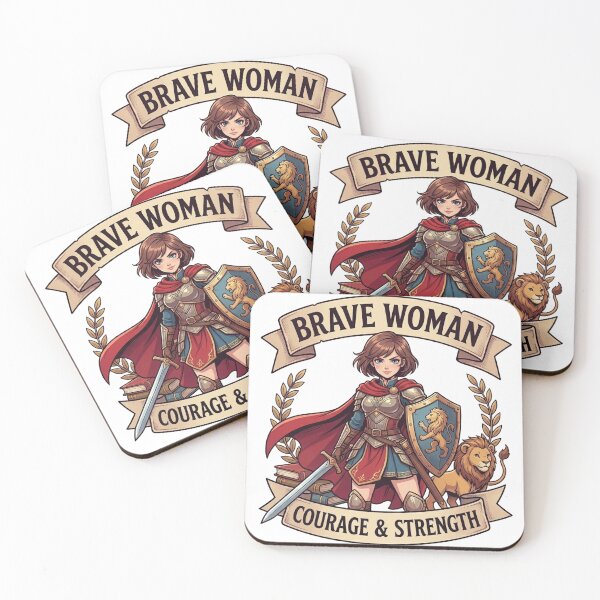 Item preview, Brave Woman Courage and Warrior Strength Anime designed and sold by JonelleTshirts.
