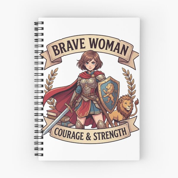 Item preview, Brave Woman Courage and Warrior Strength Anime designed and sold by JonelleTshirts.