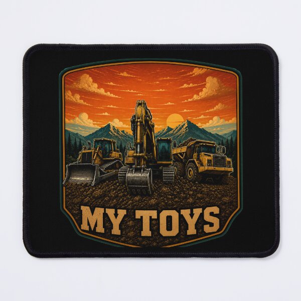 Item preview, My Toys Heavy Equipment Collection Vintage Construction Design designed and sold by kakmi-art.