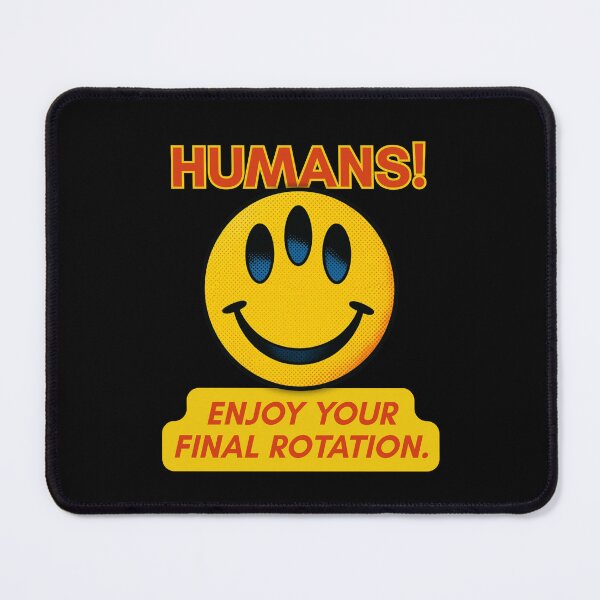 Item preview, Enjoy Your Final Rotation – Evolution Alien Smiley Face designed and sold by pulse_retail.