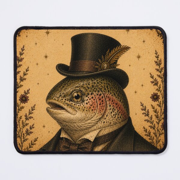 Item preview, Dapper Trout designed and sold by Midnight-Moss.