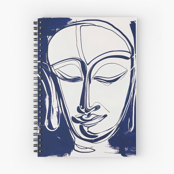 Item preview, Buddha - Blue Abstract Art designed and sold by shadow-bloom.