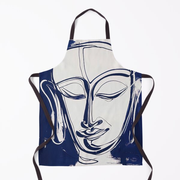 Item preview, Buddha - Blue Abstract Art designed and sold by shadow-bloom.