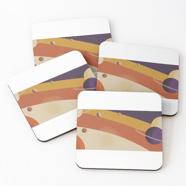 Item preview, Retro Cosmic Voyage, 1970s Space Art, Vintage Decor Gift designed and sold by LatentGoods.