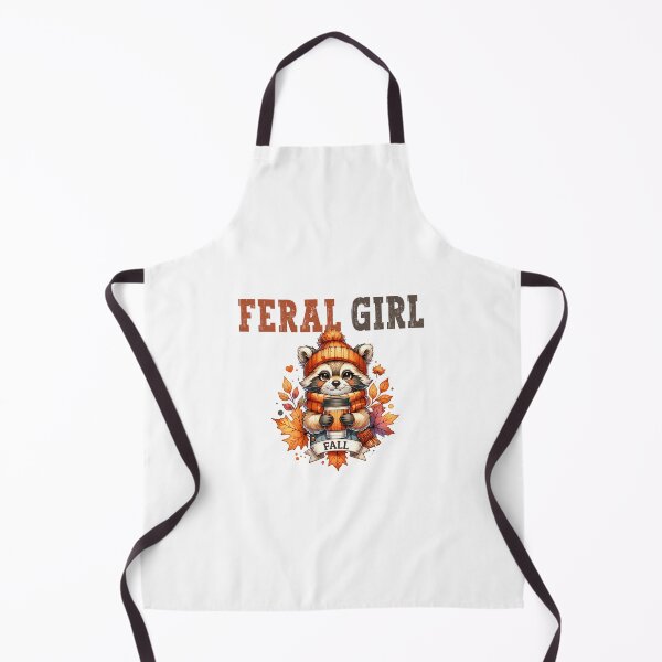 Item preview, Feral girl fall stickers designed and sold by TeeUp2.