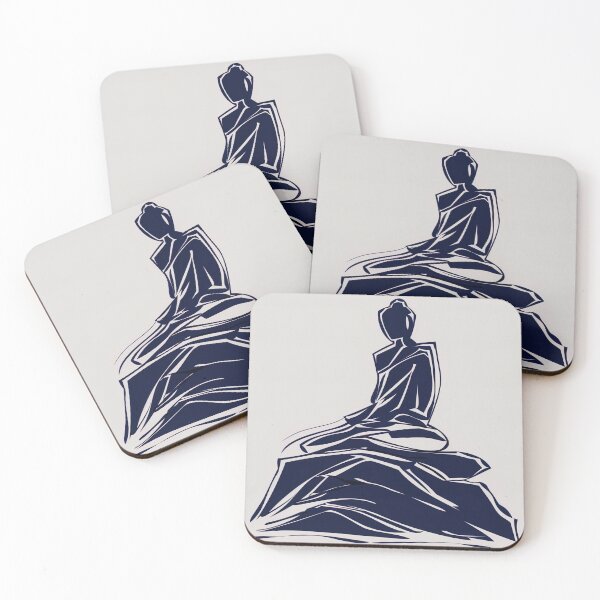 Item preview, Buddhism - Blue Abstract Art designed and sold by shadow-bloom.