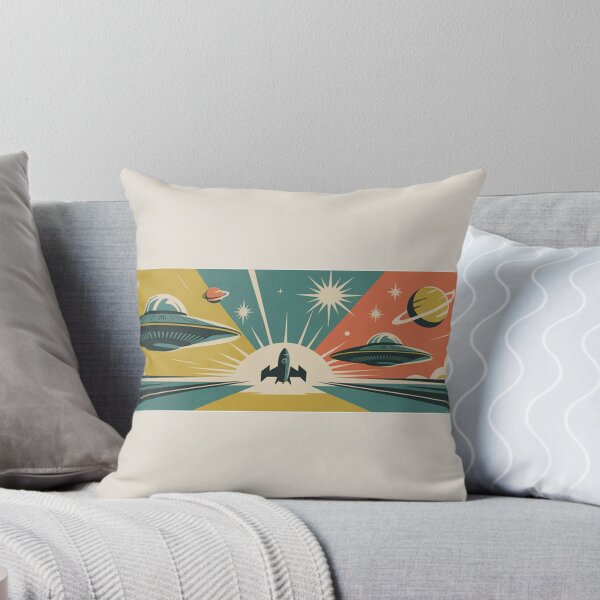 Item preview, Atomic Future Retro Space, 1950s Sci-Fi Wall Art, Vintage Futurism Decor designed and sold by LatentGoods.