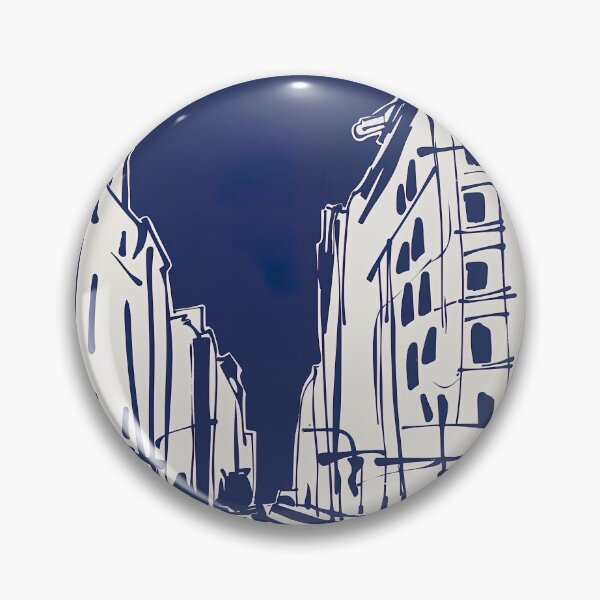 Item preview, Buenos Aires, Argentina - Blue Abstract Art designed and sold by shadow-bloom.