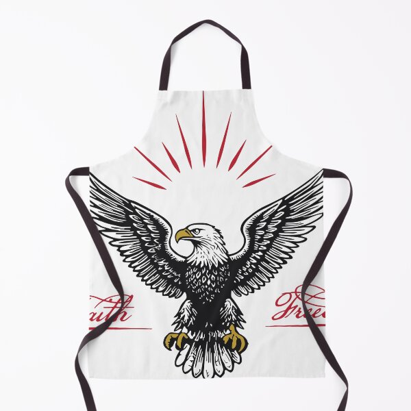 Item preview, Faith and Freedom Patriotic Bald Eagle Shirt - Christian American Flag Design designed and sold by G - supply.
