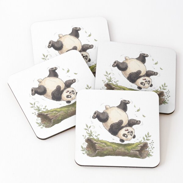 Item preview, Cute Giant Panda Cub Crocheting Yarn Illustration designed and sold by LazyBearStudio..