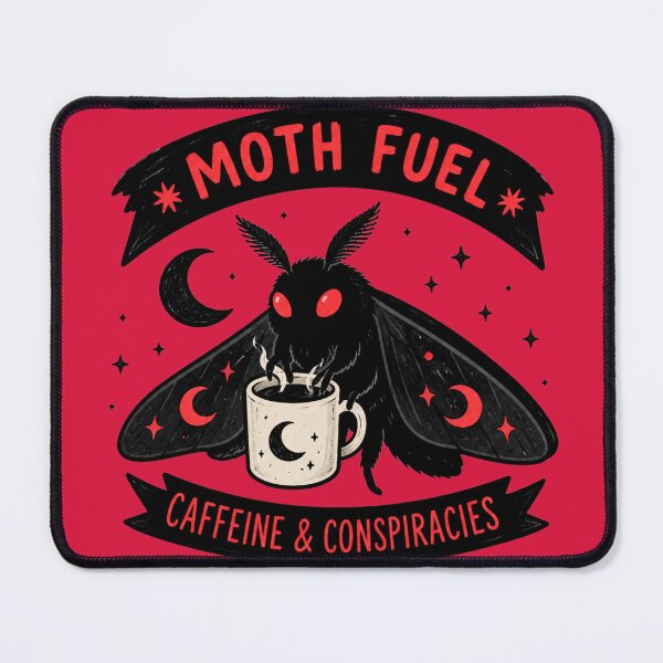 Item preview, Mothman Coffee Moth Fuel Caffeine and Conspiracies Cryptid designed and sold by bosamji.