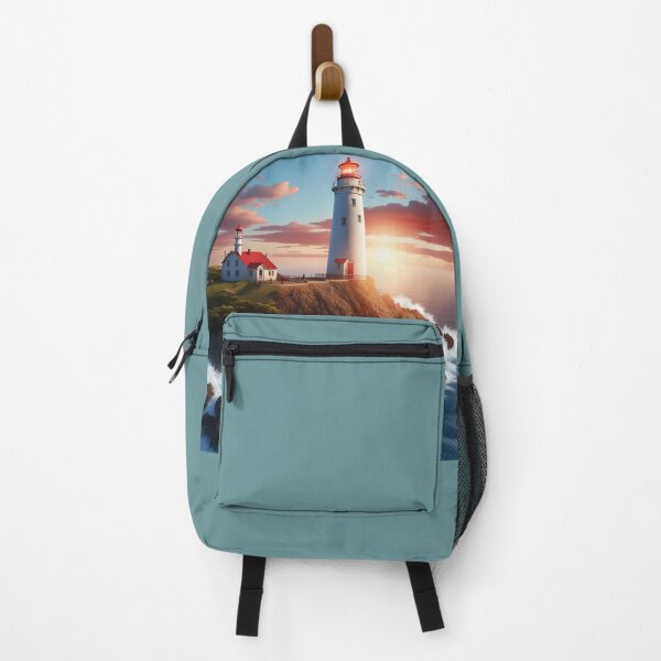 Item preview, Guardian of the Coast – Majestic Lighthouse Sunset designed and sold by UmSkelig834.