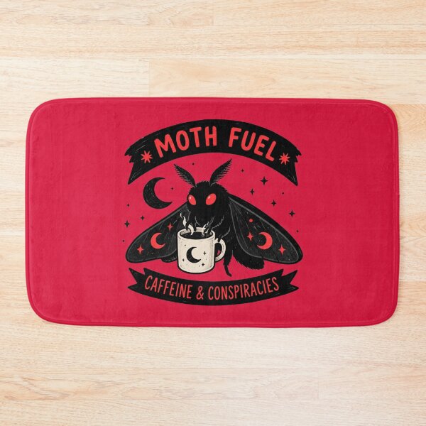 Item preview, Mothman Coffee Moth Fuel Caffeine and Conspiracies Cryptid designed and sold by bosamji.
