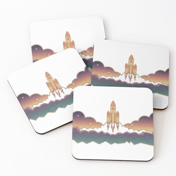 Item preview, Retro Space Anime, Cosmic Frontier 70s 80s Wall Art designed and sold by LatentGoods.