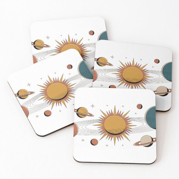 Item preview, Retro Space, 1970s Planets Orbits Wall Art Decor Gift designed and sold by LatentGoods.