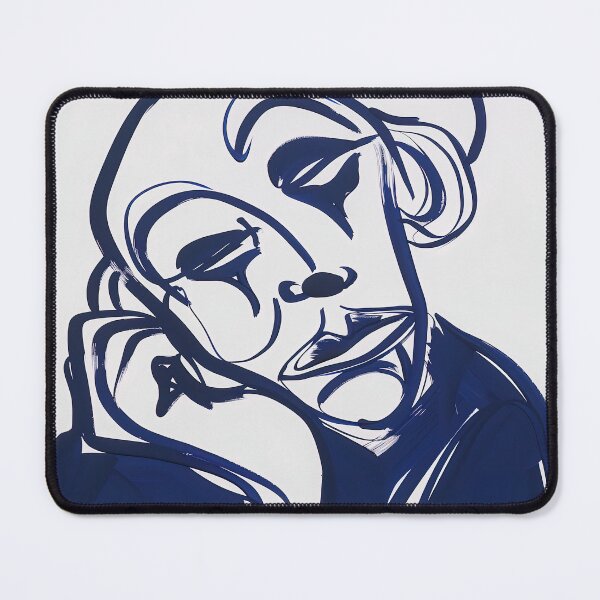 Item preview, Buffoon - Blue Abstract Art designed and sold by shadow-bloom.